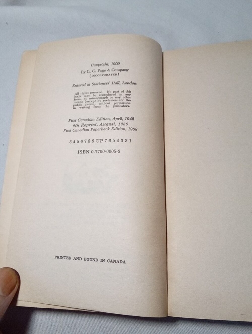 Anne of Avonlea. L.M. Montgomery. Canadian Early Printing - Picture 7 of 7